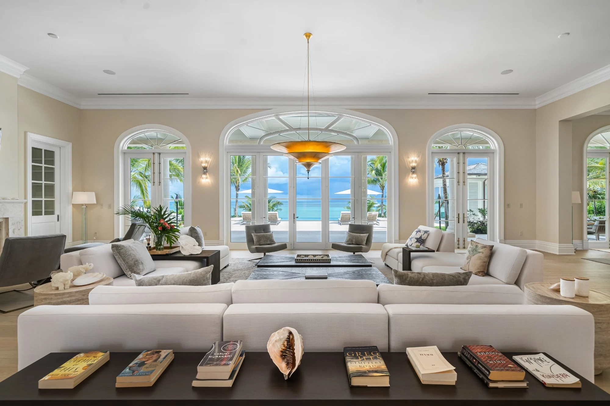  Luxury vacation rental villa in the Bahamas overlooking turquoise waters 