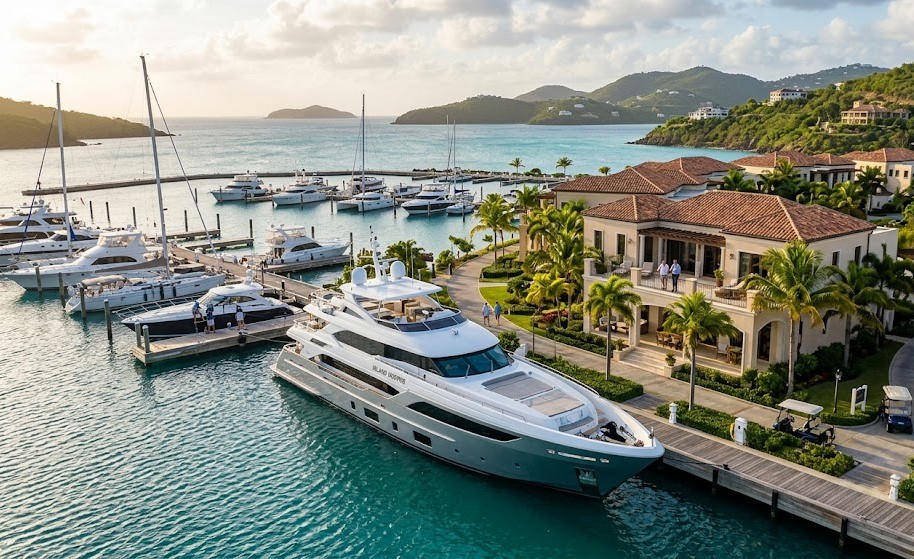 Caribbean marina real estate communities yacht access 2026